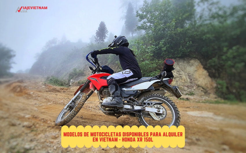 Modelos de motocicletas disponibles para alquiler en Vietnam - Honda XR 150l