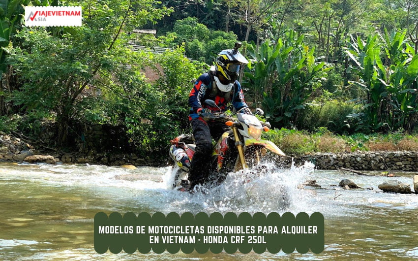 Modelos de motocicletas disponibles para alquiler en Vietnam - Honda CRF 250l