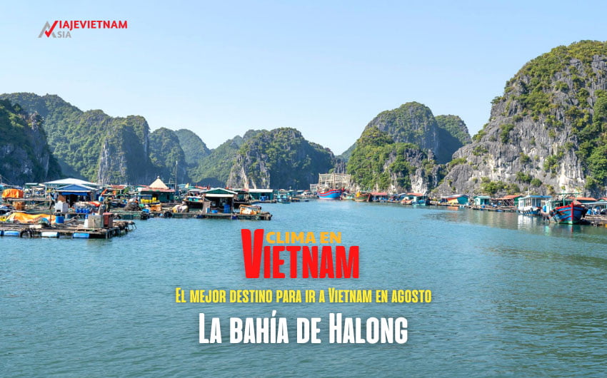 Los mejores lugares para visitar en agosto de Vietnam: La bahia de Ha Long