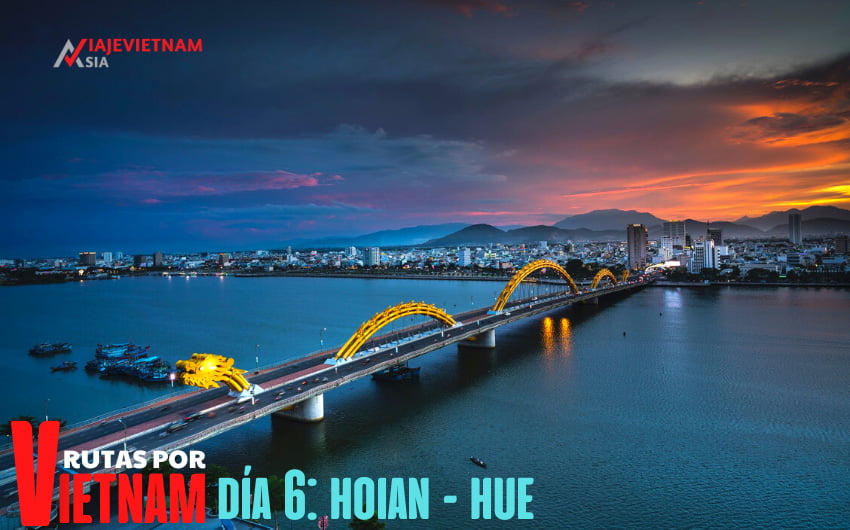 Rutas por vietnam 10 dias - Día 6: Hoian - Hue